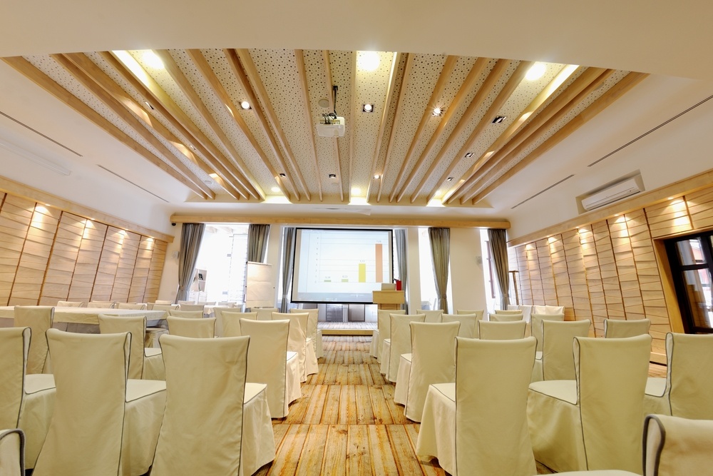 Empty business conference room interior